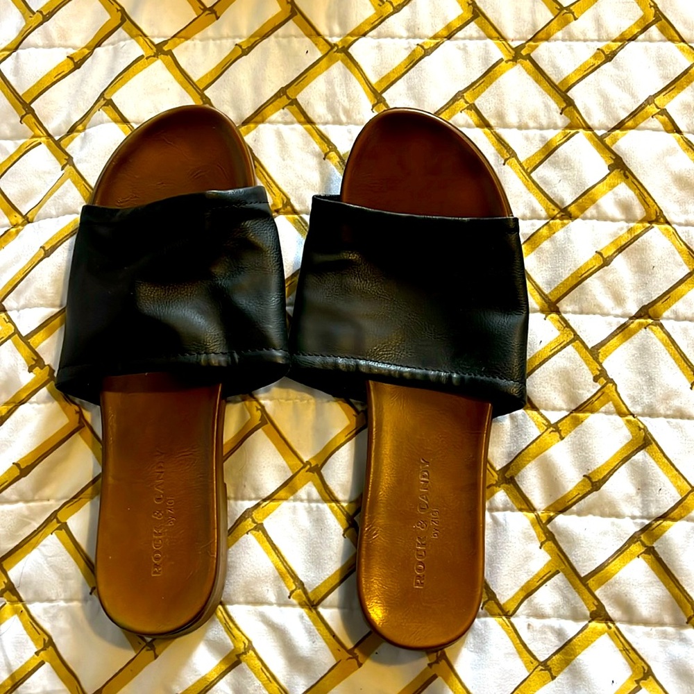 Rock and candy slip on sandals size 10